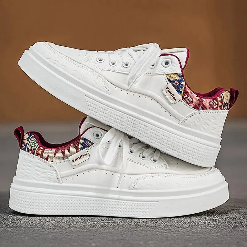 2026 Versatile Sports Leisure Board Shoes Fashion Comfortable Man Shoes Outdoor White Shoes for Man Breathable Men's Sneakers — image 6