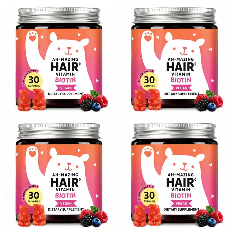 Biotin Gummies 5000 Mcg Hair Skin Nails Support Vegan Beauty Vitamins 30 Gummies Daily Wellness Supplement — image 10