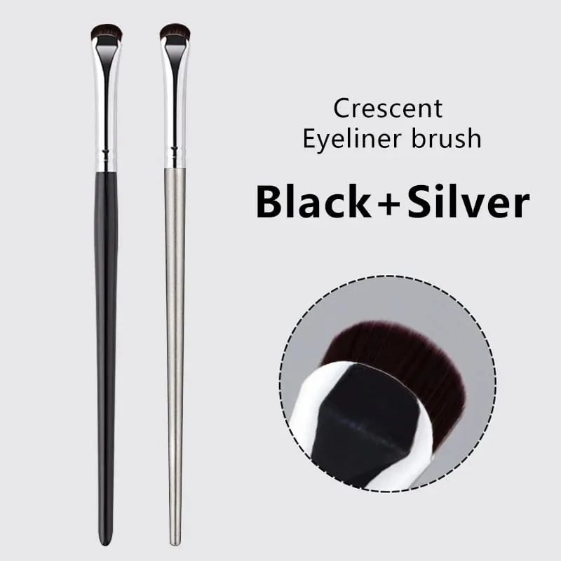 1/2PC Crescent Eyeliner Makeup Brushes Eye Makeup Tools Precision Soft Eyeshadow Brush Curved Thin Small Eye Cosmetic Tools