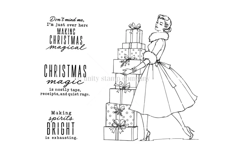 2026 Christmas Halloween Release Clear Stamps DIY Scrapbook Embossed Handcraft Paper Card Album Craft Template Supplies Newest — image 11