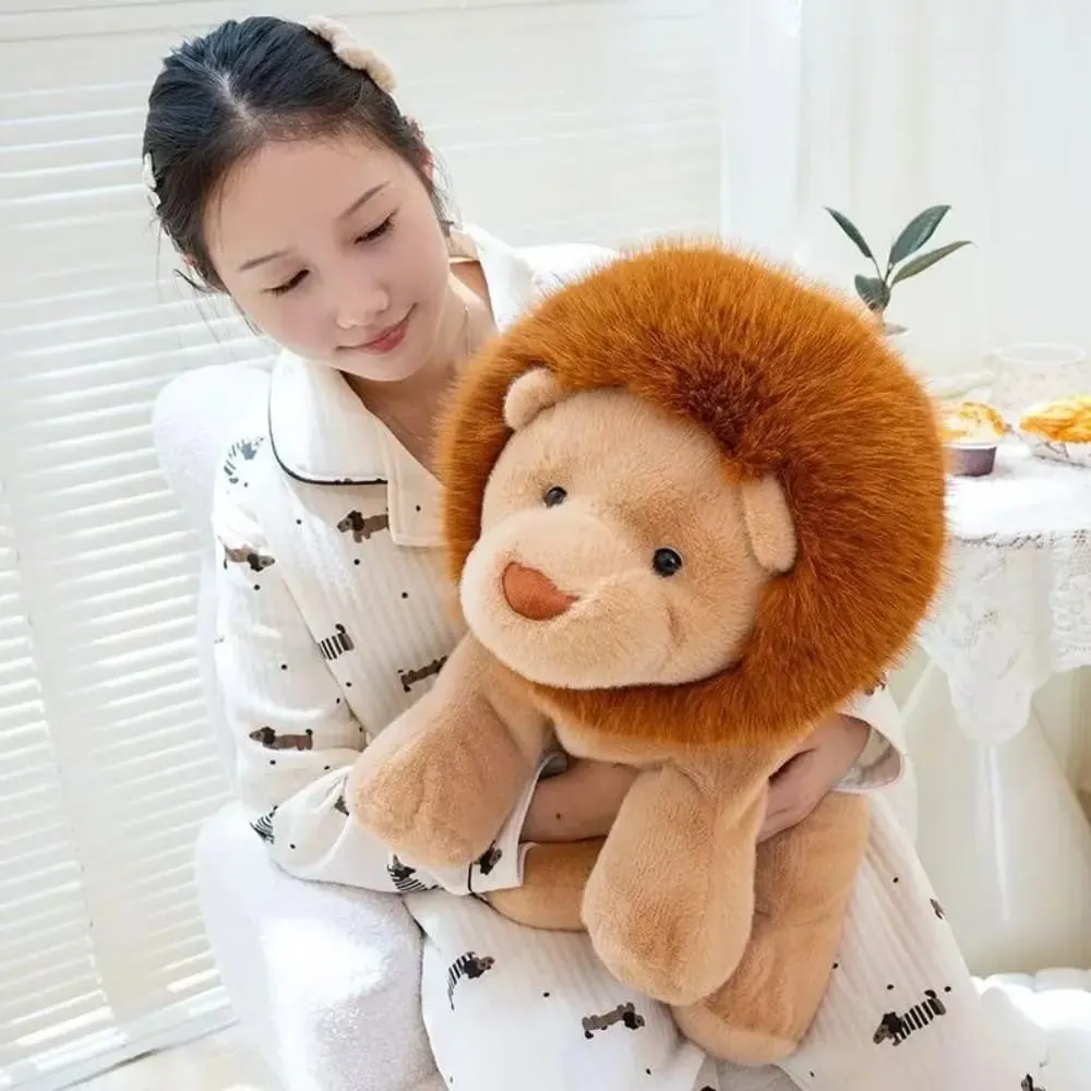New Design Soft Lion Animal Pillow Emotional Support Cute 15.8inch Pillow — image 1
