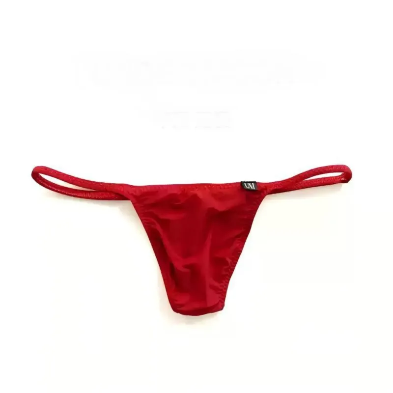 Seluar Dalam Seksi Pinggang Rendah Separuh Lutsinar Nipis Seluar Dalam Ketat Fitting Tanpa Beg G-Strings Pilihan Musim Panas Panas