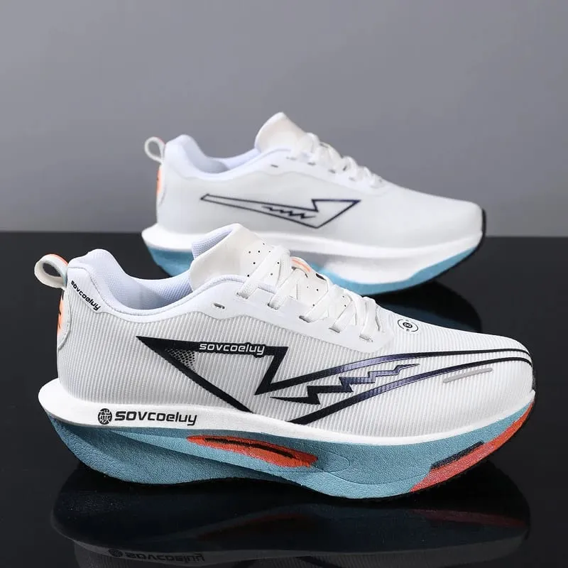 Running Shoes Men Carbon Board Sports Marathon Breathable Lightweight Women's Comfy Athletic Antiskid Sneakers Casual 2026 New