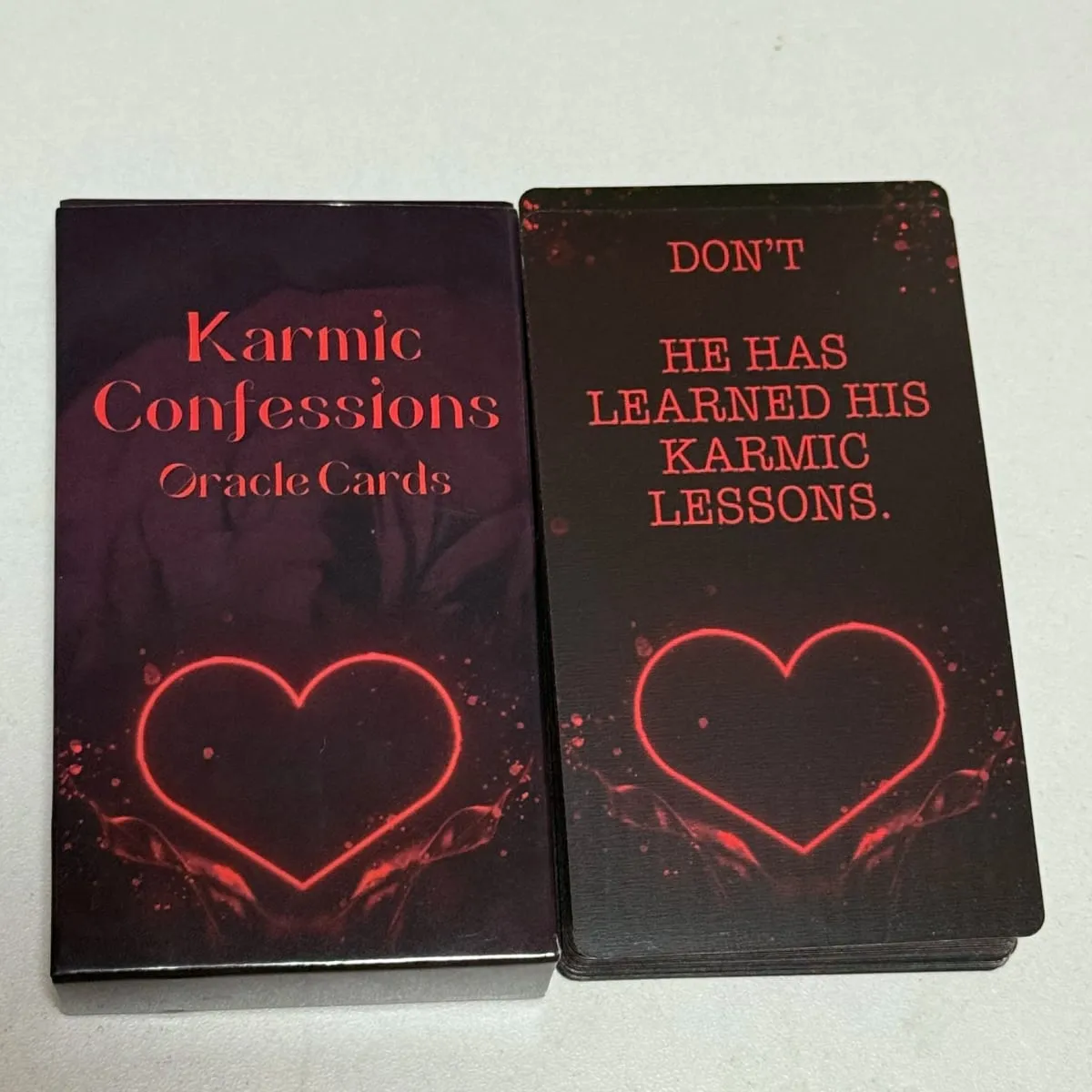 karmic confesions oracle deck English Messages Oracles cards