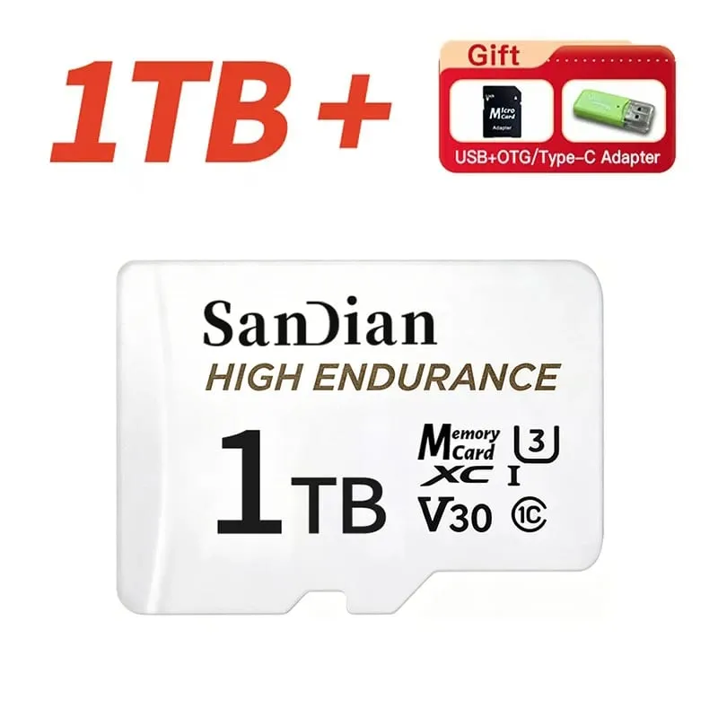 Original Micro TF SD Memory Card Class 10 128GB 256GB U3 V30 High Speed Flash Memory Card A2 4K Video for Samrtphone PC Camera