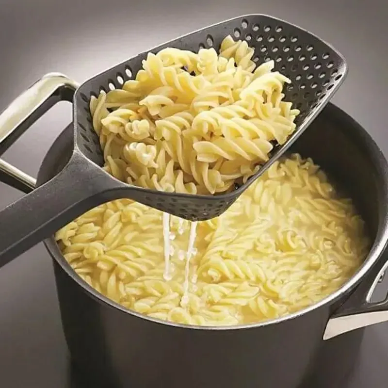 Strainer Spoon Large Funnel Fried Food Strainer Vegetable Food Water Filter Portable Home Kitchen Cooking Tools — image 2