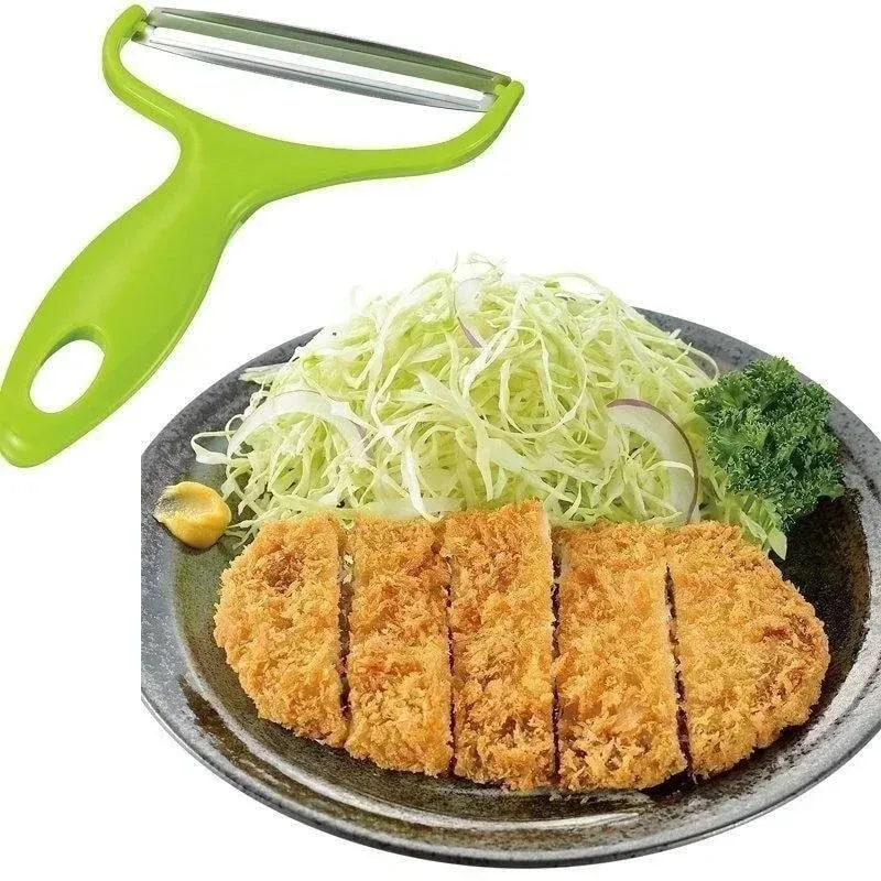 Peeler Vegetables Fruit Stainless Steel Cabbage Graters Salad Potato Slicer Kitchen Accessories Cooking Tools Wide Mouth — image 3