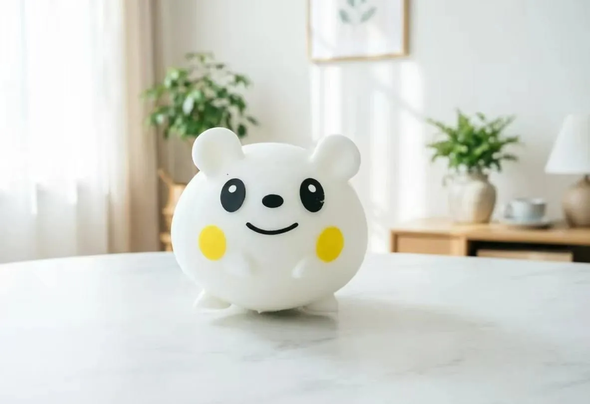 FOR INSTANT JOY! SOFT CUTE AND PERFECT FOR STRESS RELIEF. SQUEEZE AWAY THE WORRY AND BRING A SMILE TO YOUR DAY