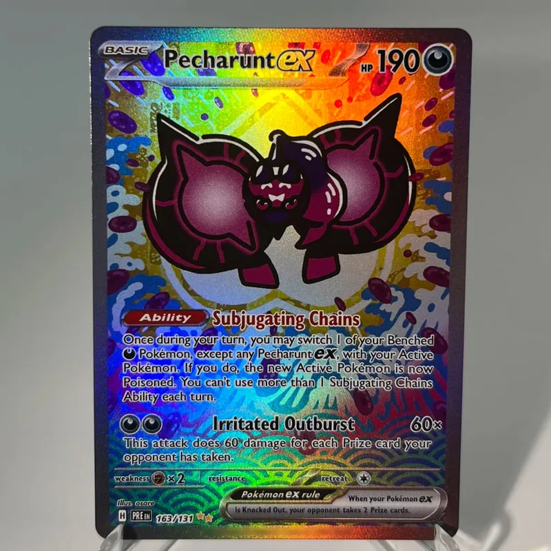 Prismatic Evolutions PKM Cards PTCG5-A GX Rainbow Umbreon Sylveon Leafeon ex Rare Collection Battle Toys Gifts for Hobbies — image 26