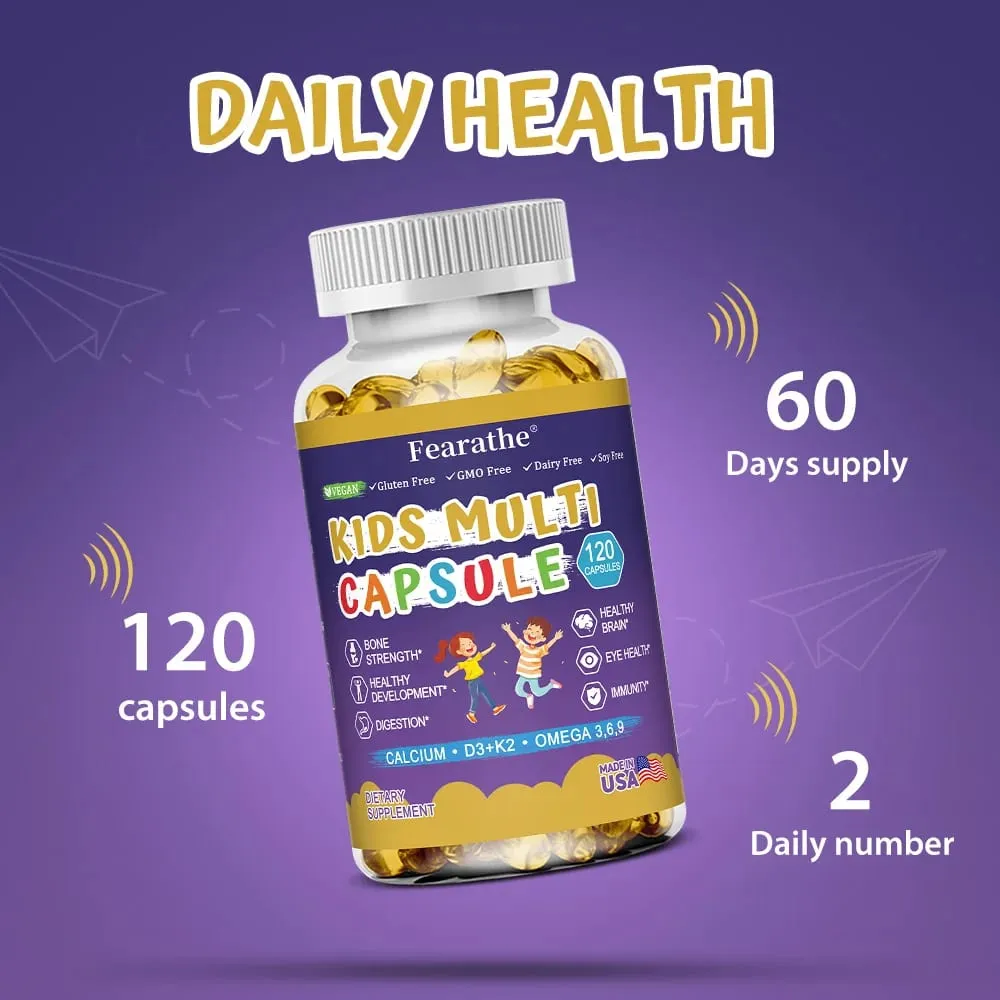 Kids Complete Nutrition Gummies with Vitamin D3 Zinc and Iodine for Immune Support and Growth Support 60 Gummies — image 7