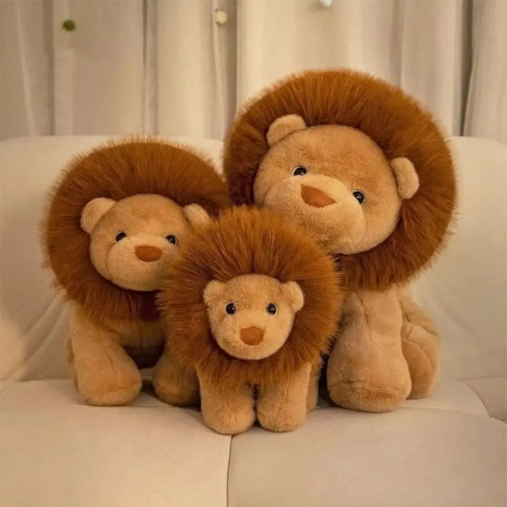 Creative Gift Soft Lion Stuffed Animal Plush Pillow Cute 15.8inch Stuffed Animals Plush Emotional Support Stuffed Toys — image 2