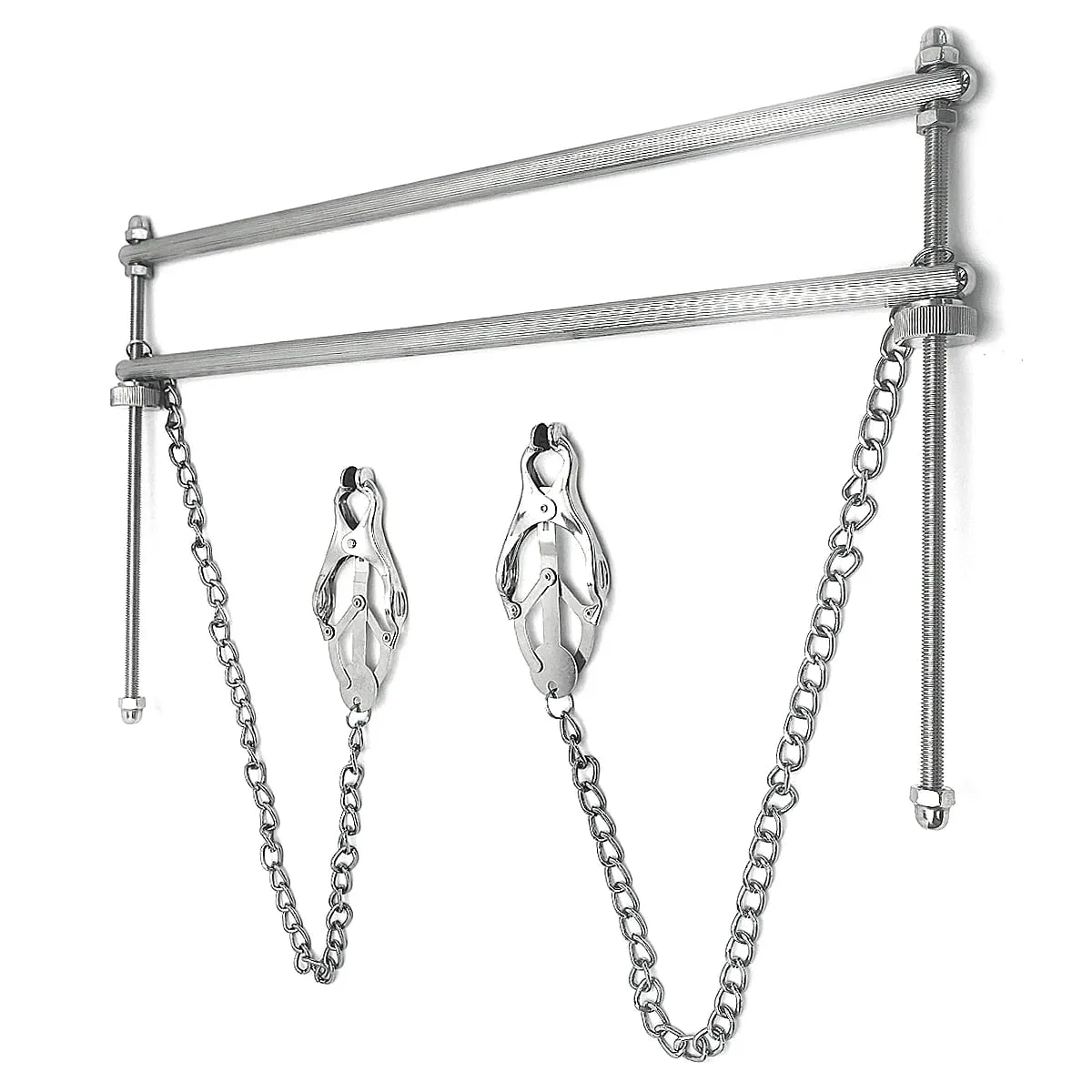 Breast Presser Masturbation with Nipple Clips Scrotal Restraints Penis Squeeze Flirting Sex Toys Adult Pleasure Sexual Wellness — image 1