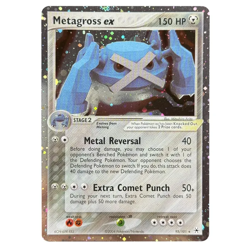 Proxy Cards Holographic Emerald Cacturne Rayquaza Hidden Legends Kyogre Crystal Guardians Alakazam Star Flareon Metagross