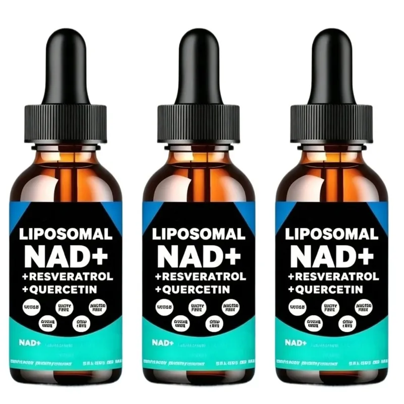 Liposomal NAD+ Supplement with Resveratrol Quercetin and Vitamin B3 – Supports Healthy NAD+ Levels and Cellular Health – 60ml — image 9