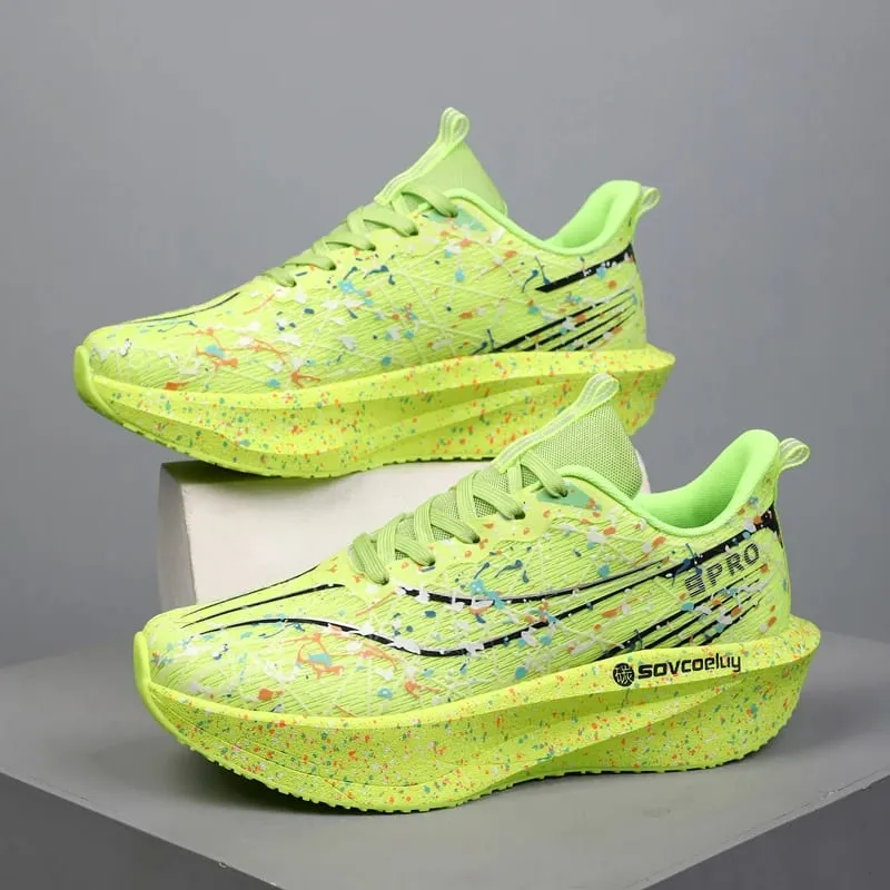 Marathon Men Running Shoes Carbon Board Speciality Sports Breathable Lightweight Women's Comfortable Chunta Athletic Sneakers