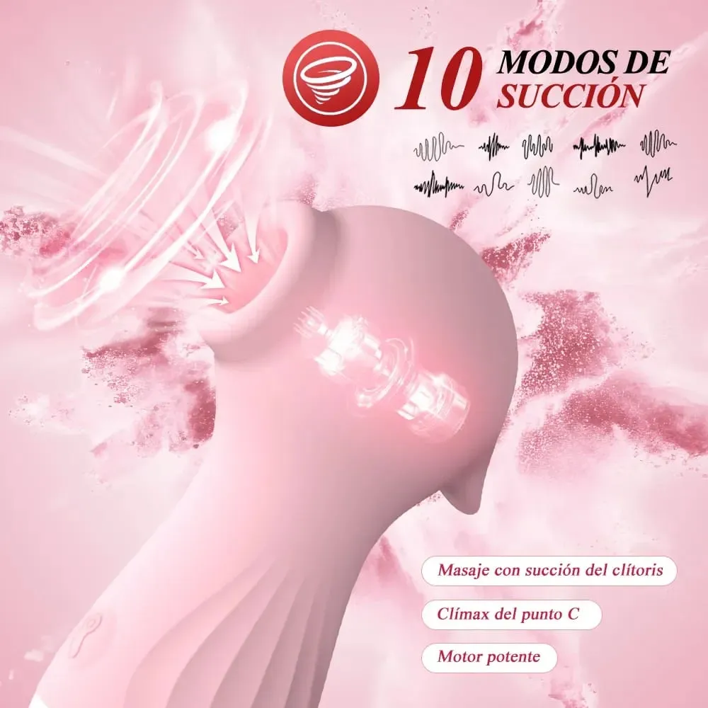 Powerful Vacuum Suction Sucking Vibrator for Women G Spot Clitoris Nipple Clit Stimulator Femlae Oral Licking Adult Sex Toys 18+