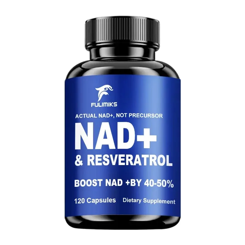 Fulimiks NAD+ Resveratrol Capsules with TMG & Vitamin B Enhance Vitality Skin Health Focus Antioxidant Immune for Adults — image 8