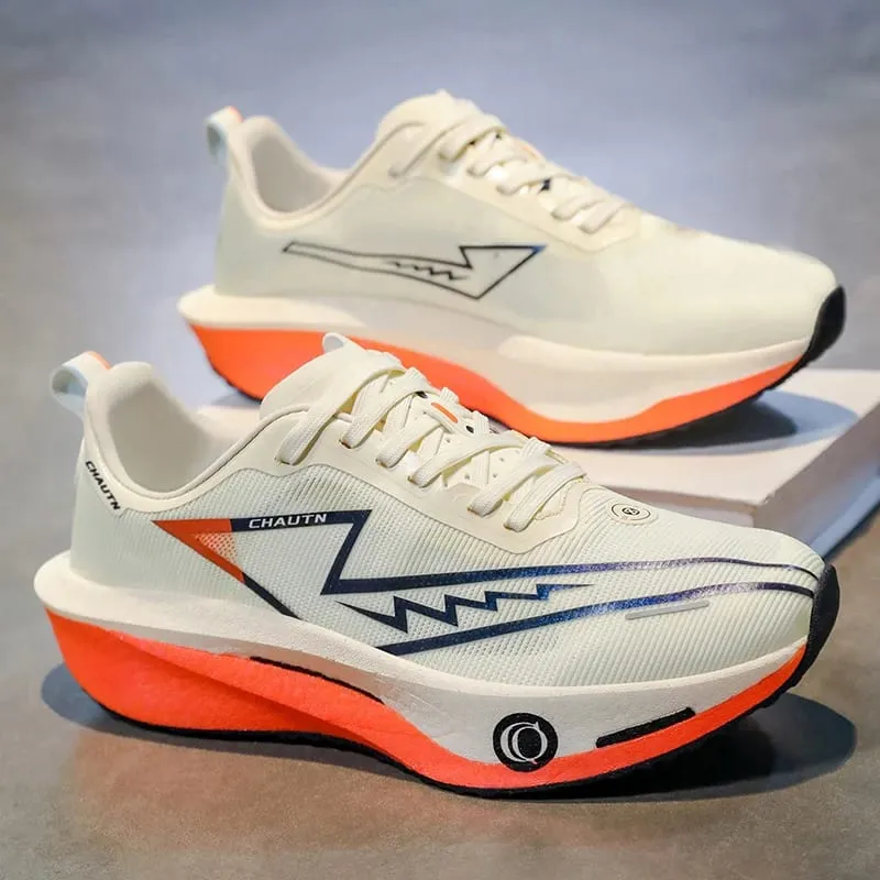 Men Running Shoes Carbon Board Marathon Athletic Nonskid Sneakers Speciality Sports Breathable Lightweight Women's Comfortable