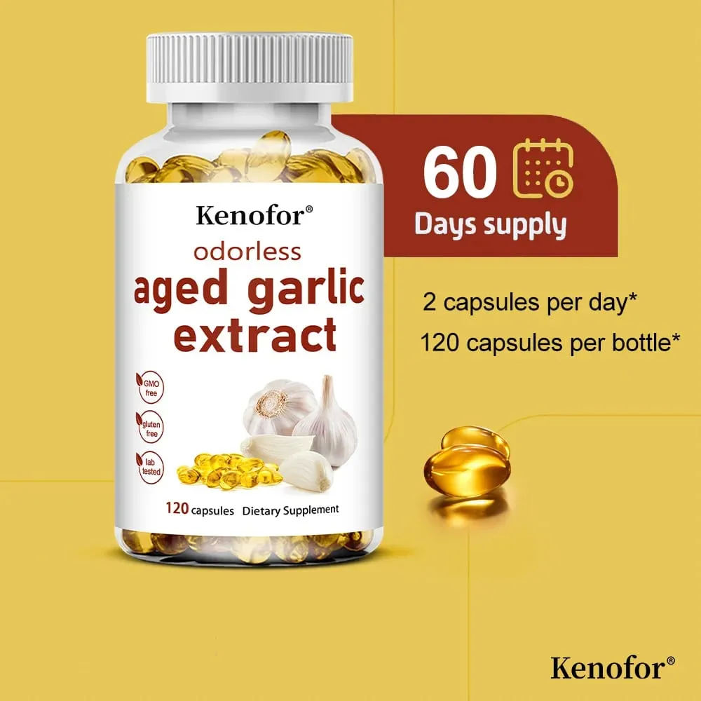 Aged Garlic Extract-odorless Supports Heart Health Supports Respiratory and Immune Health Cleansing and Detoxification