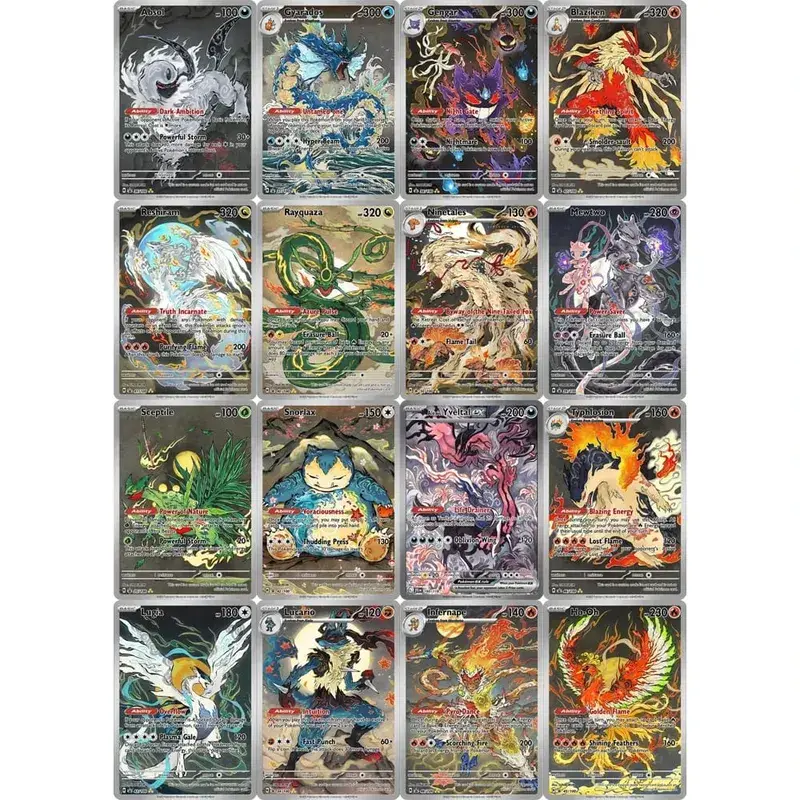 DIY Collection Cards Lucario Secptile Absol Gyarados Self Made Single Card Classic Game Anime Card Gift Toy
