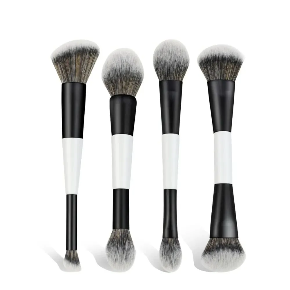 New Dual-Ended F4 Contour Face Brush Multi-purpose Cosmetic Beauty Makeup Brushes High Coverage Powder Blush Brush Makeup Tools — image 1