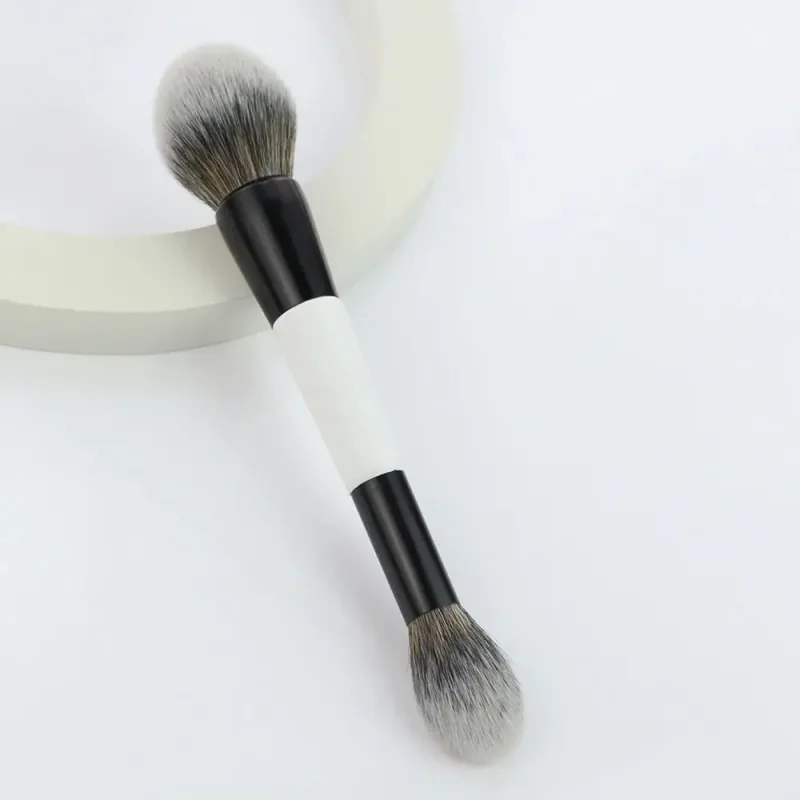 Dual-Ended F4 Contour Face Brush Multi-purpose High Coverage Eyeshadow Concealer Brushes Cosmetic Beauty Powder Blush Brush — image 2