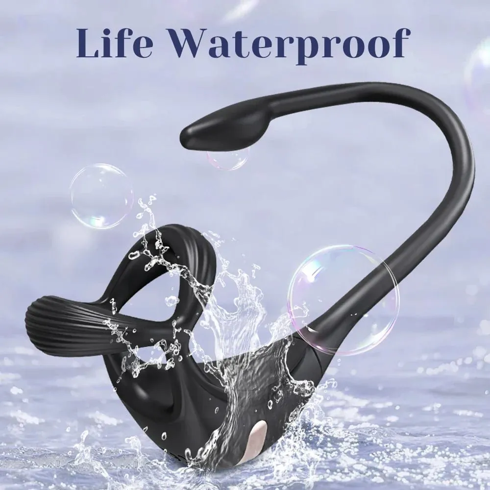 Vibrating Cock Ring Male Prostate Massager Stimulator para sa Mga Lalaki APP Control Sex Toy para sa mga Mag-asawa Anal Vibrator Penis Ring Butt Plug
