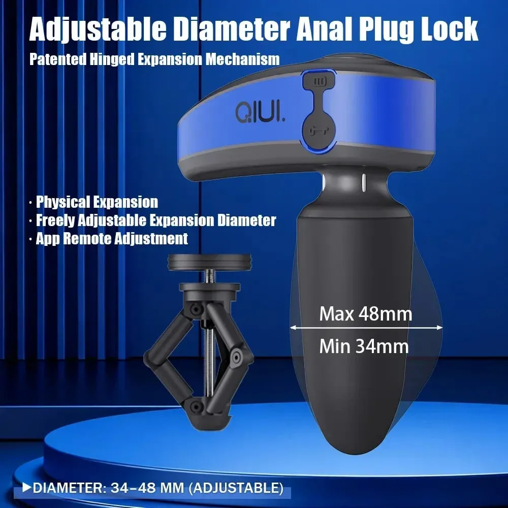 APP Remote Control Electric Shock Anal Plug Vibrating Expansion Adjustable Diameter Butt Plug Lock Prostate Massage Sex Toy
