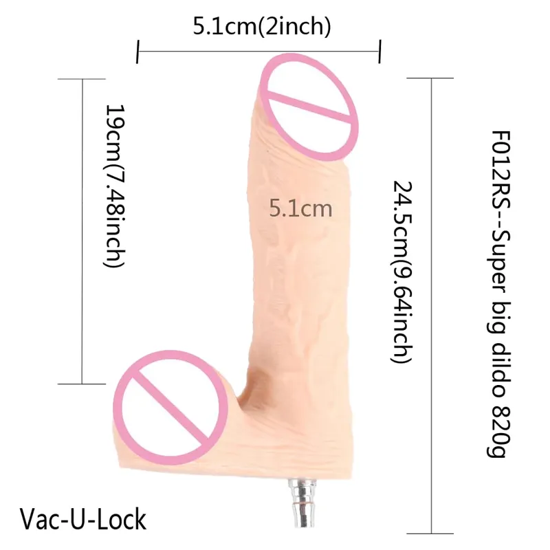 38 Noiseless Premium Sex Machine Attachments VAC-U-Lock Dildo Attraction Cup Female Sex Machine Sex Products
