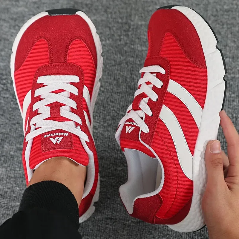 Unisex EVA Soft Sole Running Shoes Lightweight Vintage Multi-Use Sneakers Big Size Breathable Wear Resistant Walking TennisShoes — image 9