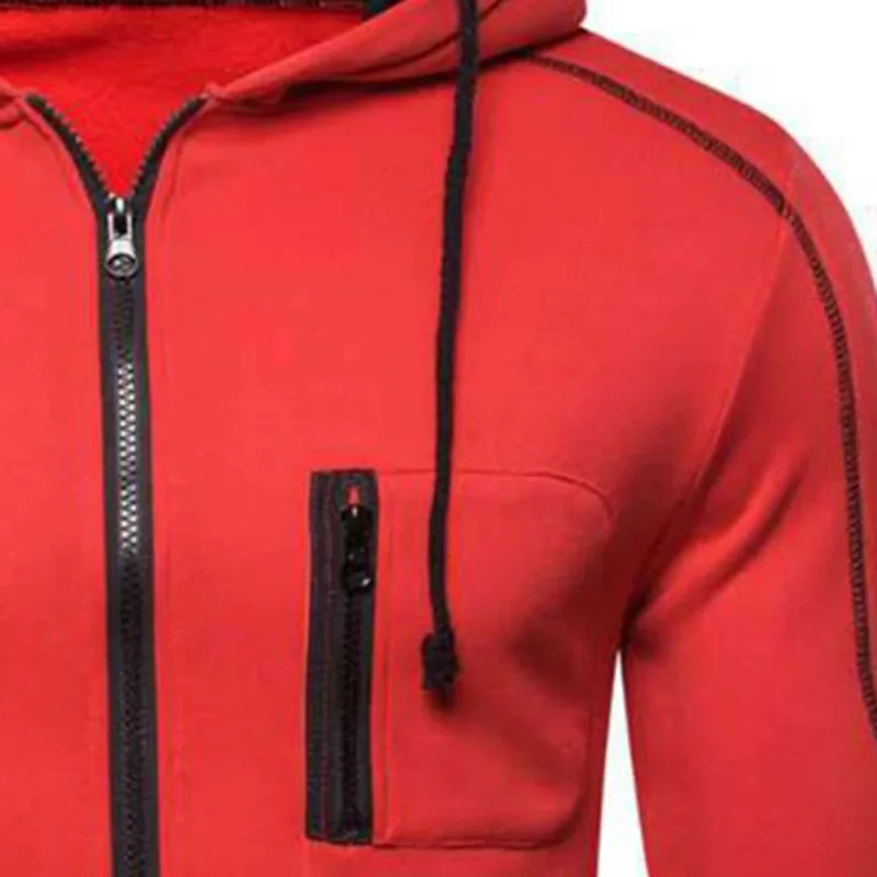 MC Bandidos Spring Autumn Fashion Men's Casual Hoodies Pullovers Sweatshirts Men's Solid Color Hooded Drawstring Coat — image 5