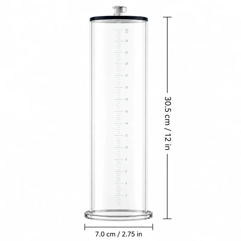 Manual Acrylic Penis Pump for Men with Pressure Gauge Clear Cylinders Vacuum Enlargement Masturbation Trainer Adult Sex Toy Set — image 22