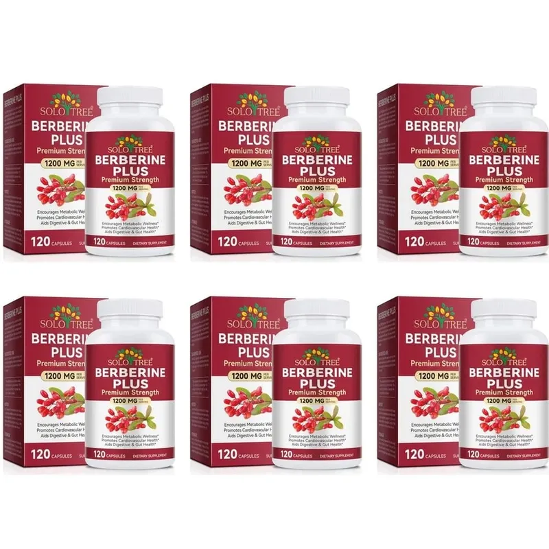 Berberine Plus Capsules 1200mg Berberine HCl Metabolism & Digestive Gut Health Support 120 Capsules — image 12