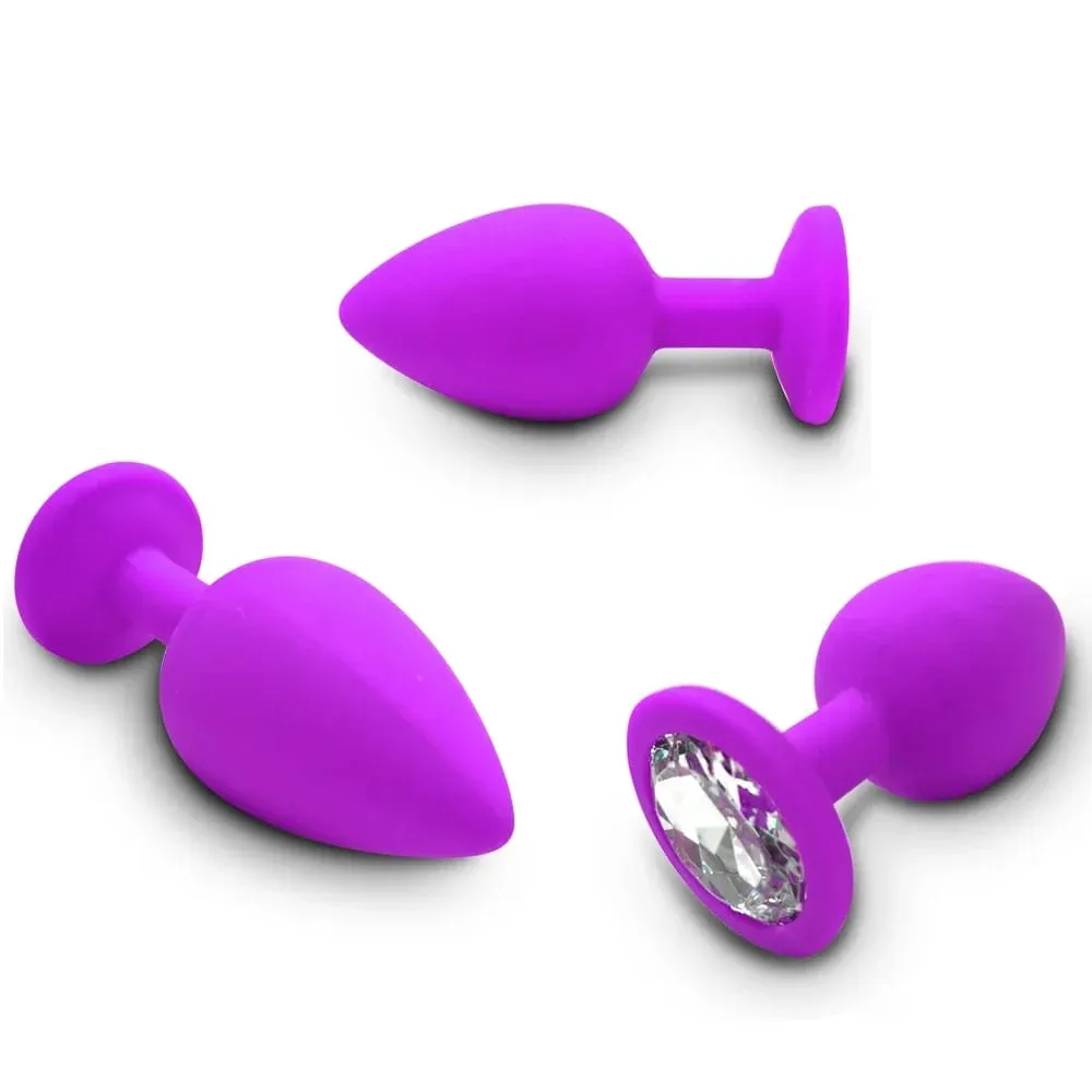 Soft Silicone Anal Butt Plug Unisex Sex Toys Men Prostate Massager Adult Gay Ass Stuffed Anal Trainer Massager for Couples — image 4