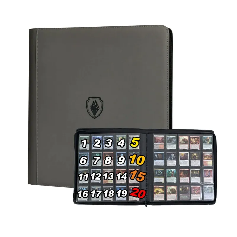 1280+ Cards 20 Pocket Card Binder Collector Card Album - Pages Compatible for Game Cards Sports Cards and Other Cards — image 11