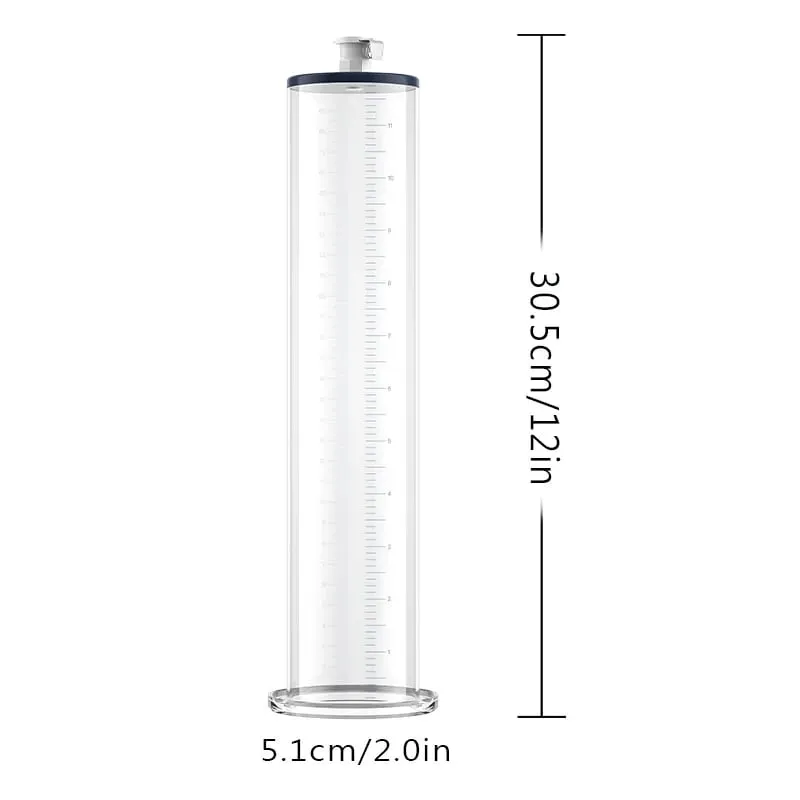 Manual Acrylic Penis Pump for Men with Pressure Gauge Clear Cylinders Vacuum Enlargement Masturbation Trainer Adult Sex Toy Set — image 19