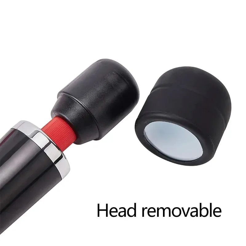 成人性玩具 AV 振動器強力魔棒 G 點刺激按摩器陰蒂振動器性玩具女性自慰黑狼新款 10 速魔棒按摩器大魔棒按摩棒 AV 振動器性感陰蒂女性性玩具歐元