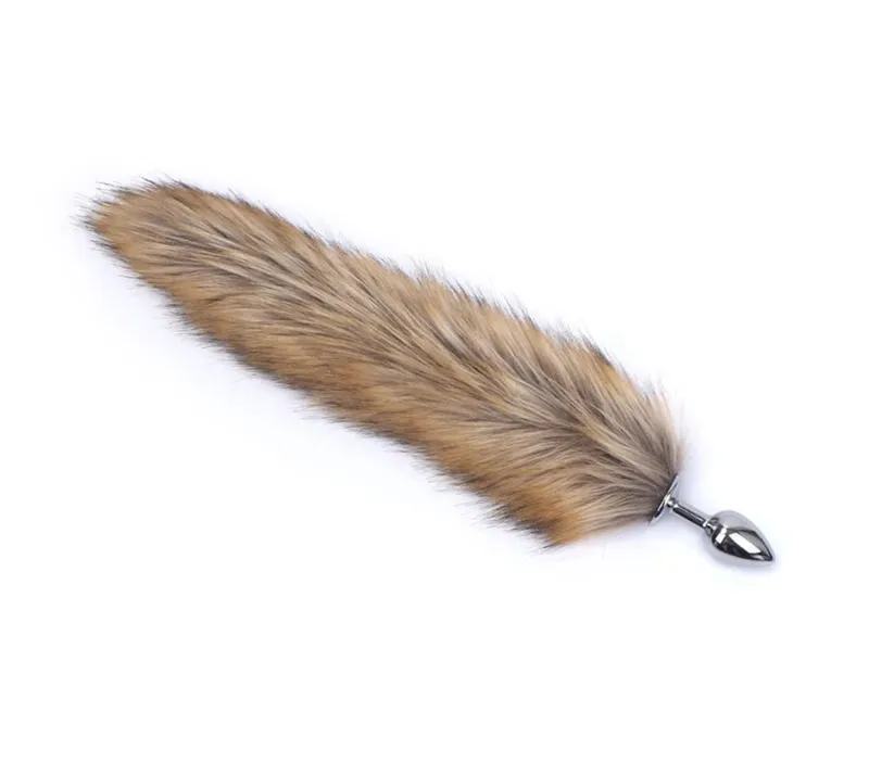Sexy Fox Tail Anal Plug Erotic Accessory Stainles Steel Anal Plug For Women Adult Sex Toys Butt Plug Cosplay Couples Adult Games