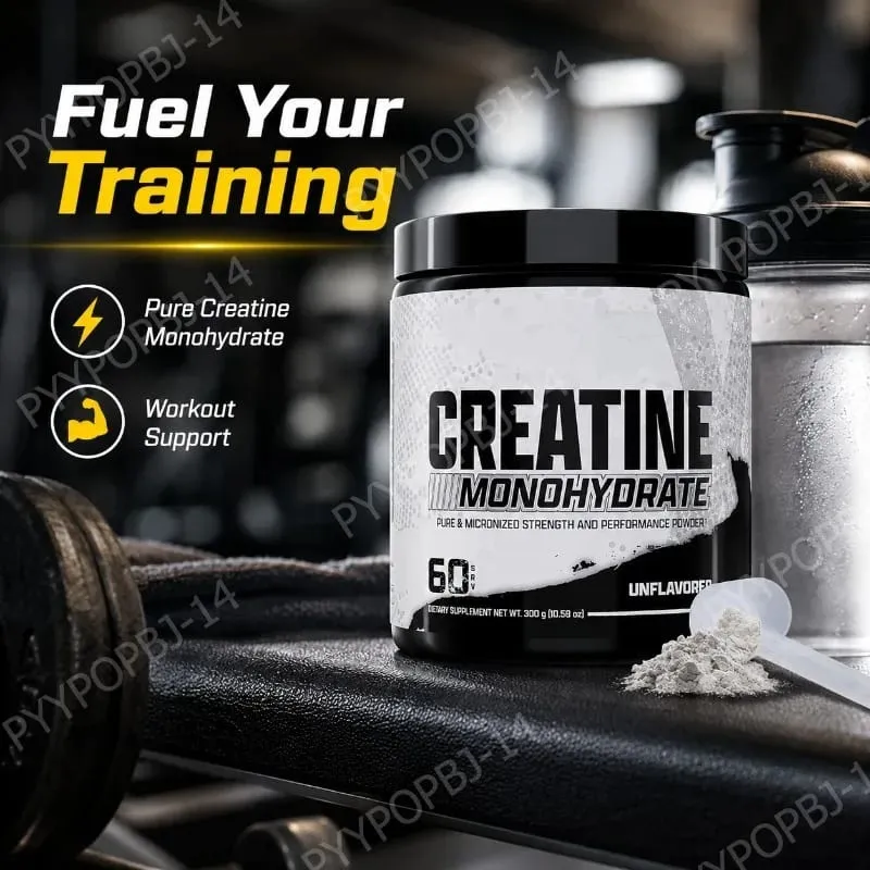 Creatine Monohydrate Powder 5g Per Serving Supports Strength Muscle Recovery Unflavored 60 Servings 300g — image 3