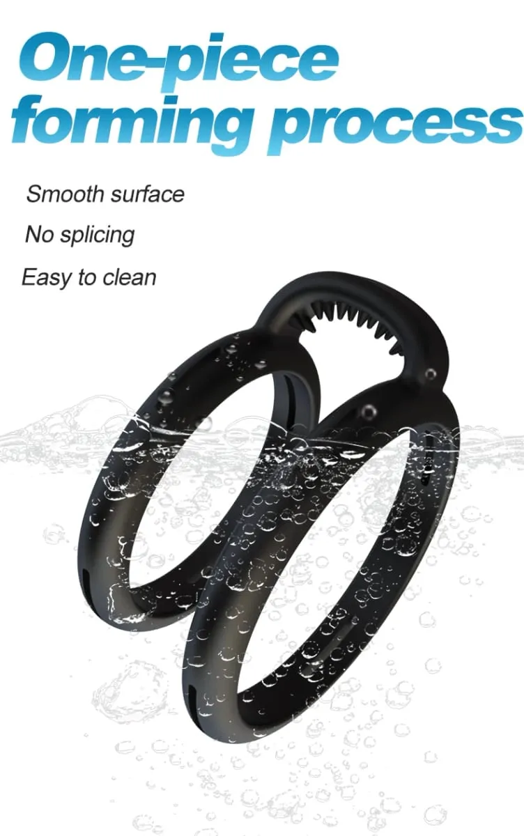 Silicone Semen Lock Ring Male Penis Rings Reusable Delay Ejaculation Erect Long-Lasting Scrotum Cock Ring Adults Sex Toy for Men