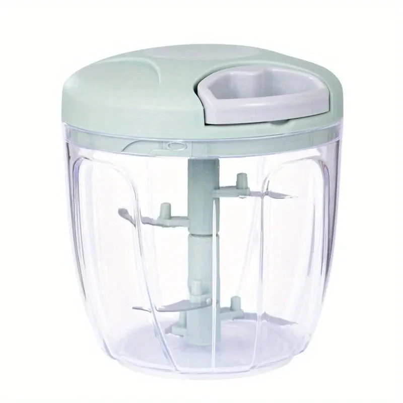 Garlic Mincer Hand Cutter - Hand Pull String Food Processor Vegetable Chopper - for Onion Ginger Fruits Nuts Dishwasher Safe — image 12