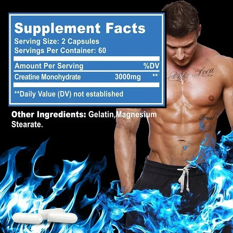 Creatine Monohydrate - Promote Muscle Growth Relieve Fatigue Improves Performance