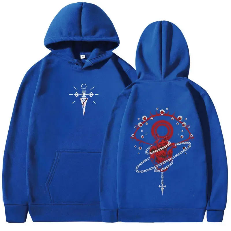 Anime Hunter X Hunter Hoodies Kurapika Phantom Troupe Hooded Sweatshirts Men's Women Clothing Oversized Pullovers Streetwear