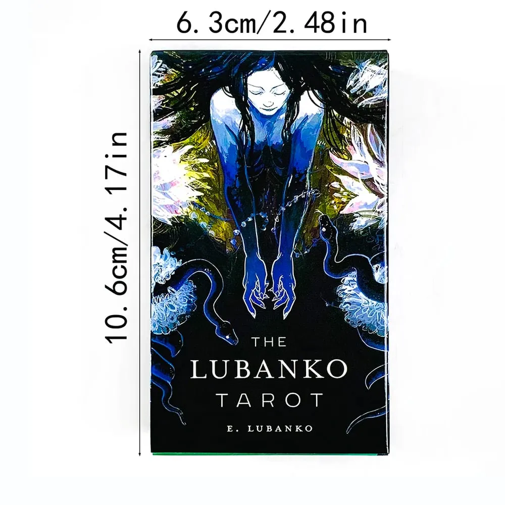 Das LUBANKO Tarot-Deck, mystisches Kunstwerk, langlebig und tragbar, Meditations- und Partyspiele, perfekt für spirituelle Führung und Sammler