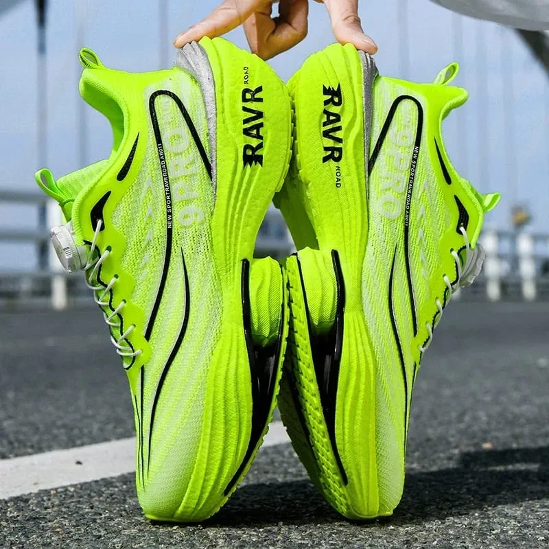 Men's New Sneakers Carbon Plate Cushioning Running Shoes 9PRO MAX Jogging Breathable Mesh Non-Slip Outdoor Shoes Off-road Shoes — image 4