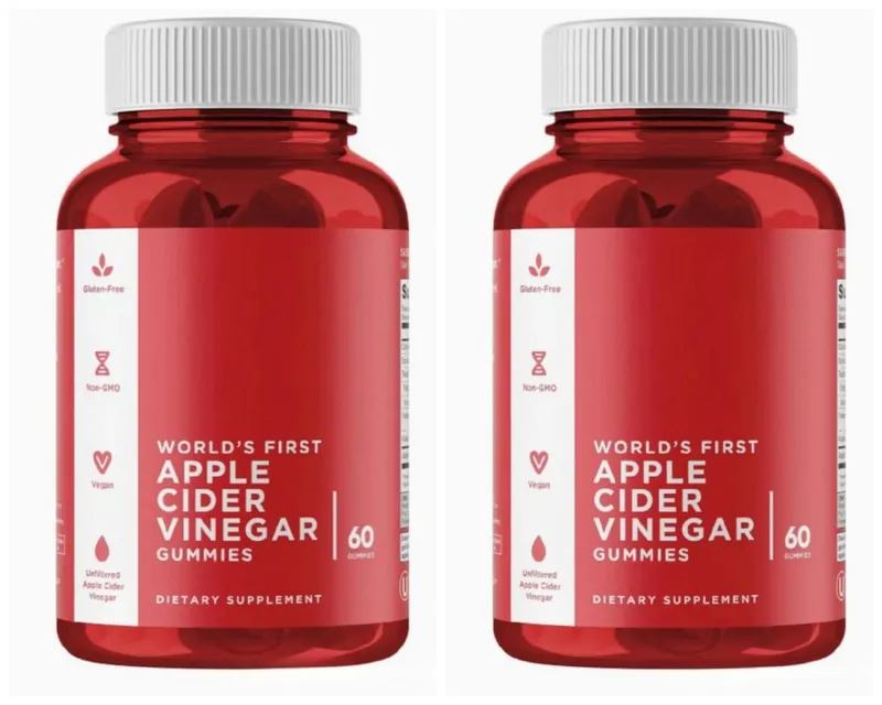 3-Pack Gummies Set: Ashwagandha for Stress Relief Gut Health Probiotics + ACV Detox Vegan Gluten-Free Supplement 60 Ct Each — image 11