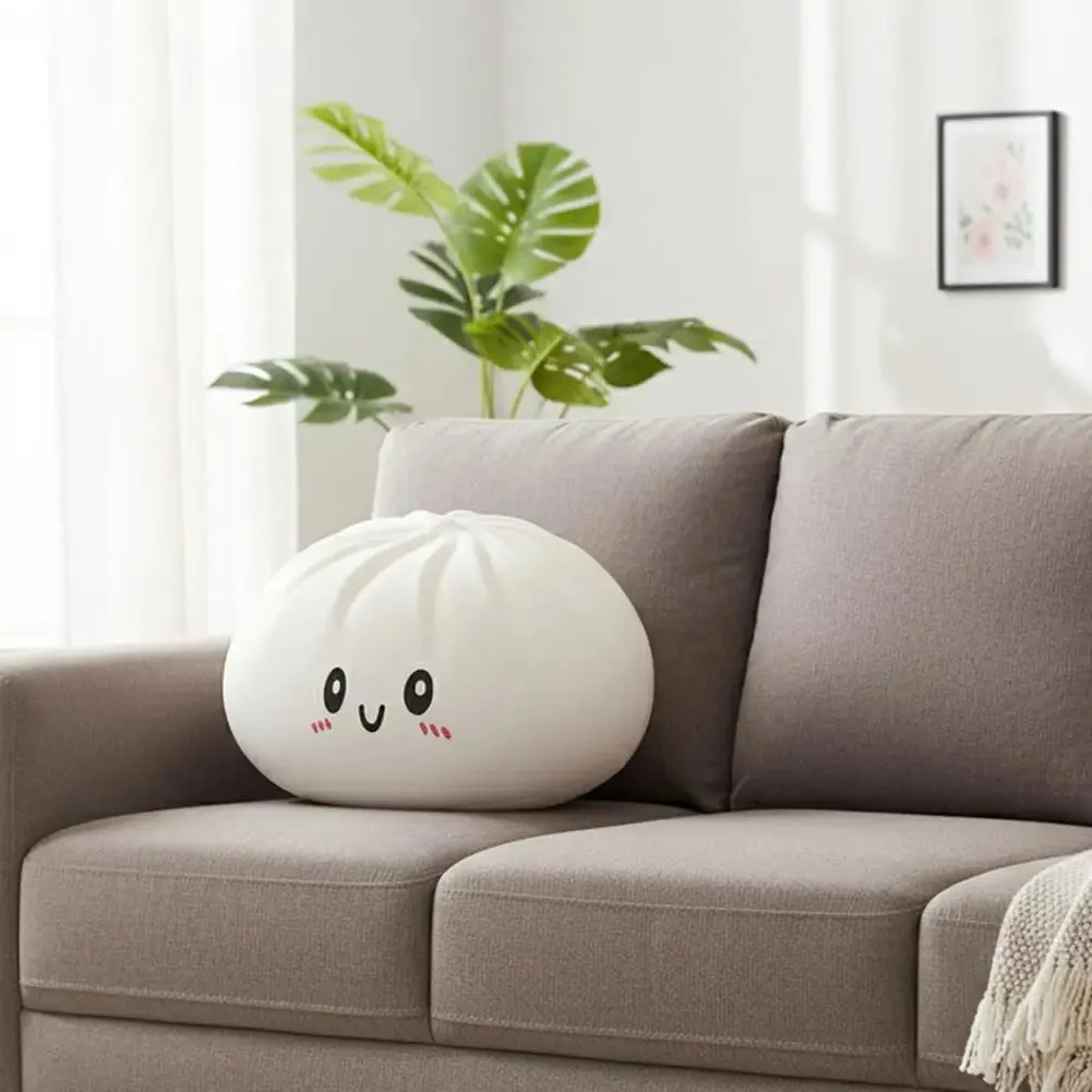 Large Dumpling Pillow Squishes Stress Balls Fidget Sensory Toys Simulation Food Squishies Bun Squeeze Dough Ball Gifts