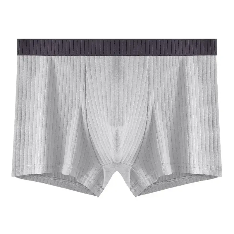 7Pcs/Lot Men's Cotton Underwear Boxer Shorts Pure Cotton Breathable Mid-waist High Elasticity Men's Sexy Soft Men's Shorts L-4XL — image 17