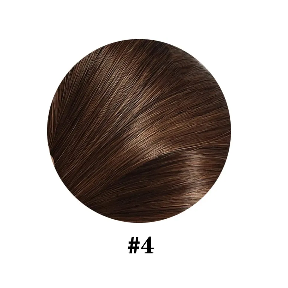#4 Body Wave Clip In Hair Extensions 100% Real Human Hair Chocolate Brown Clip In Human Hair Extensions 120g/8pcs For Woman — image 10