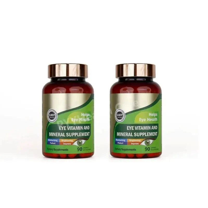 Lutein-Augenvitamine-Kapseln mit Zeaxanthin-Zink. Tägliche Nahrungsergänzung für die Augen. Unterstützung der Augengesundheit für Erwachsene. Flasche mit 90 Stück